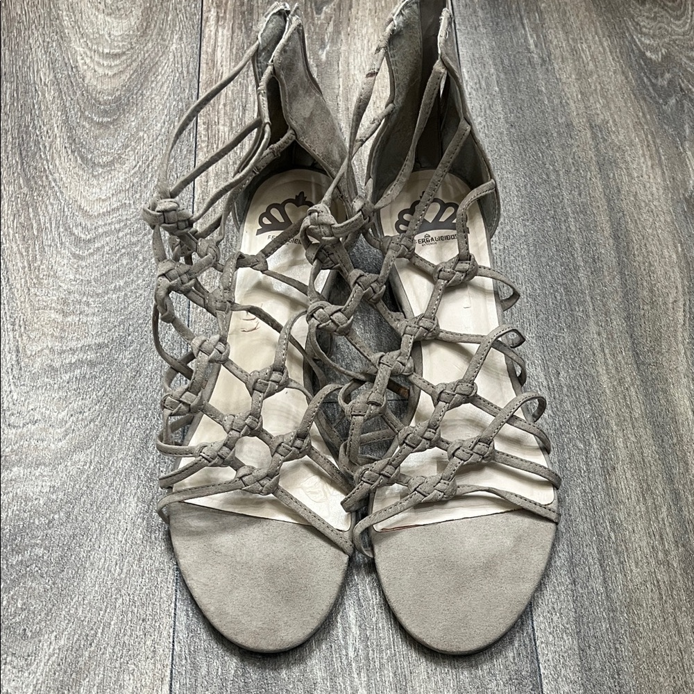 Beige Strappy Sandals